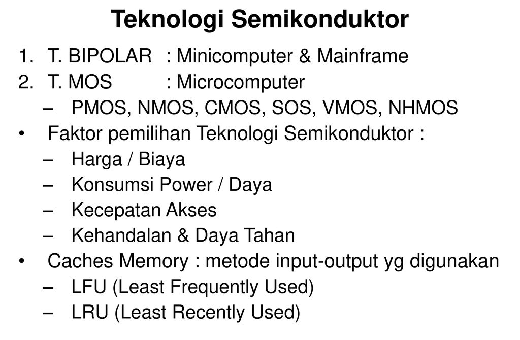 Jenis Jenis Memori Register Prosesor Ram Random Access Memory Ppt